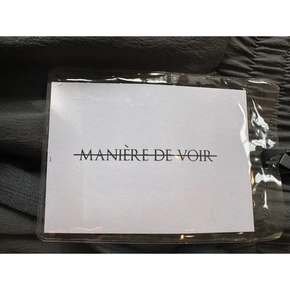 Maniere De Voir Womens Cargo Utility Pants Charcoal Grey XL NWT - Picture 4 of 12